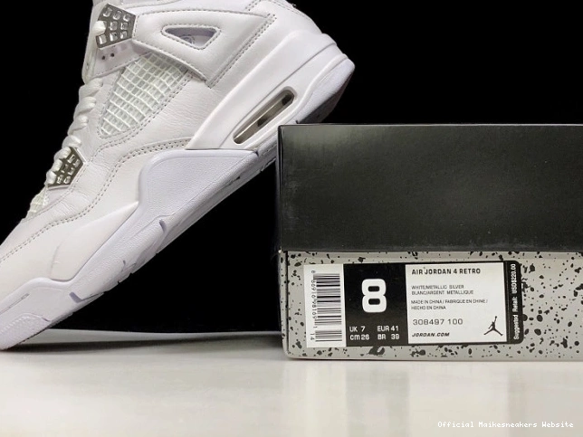 Official Maikesneakers 4 Money Air Pure Jordan 308497-100 Retro 0727